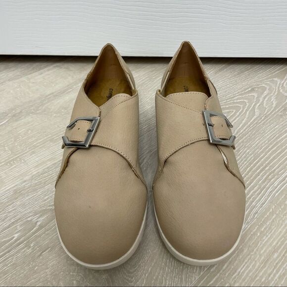 Comfortview Monk Strap Shoes Natural Size 7M NIB - Picture 4 of 10